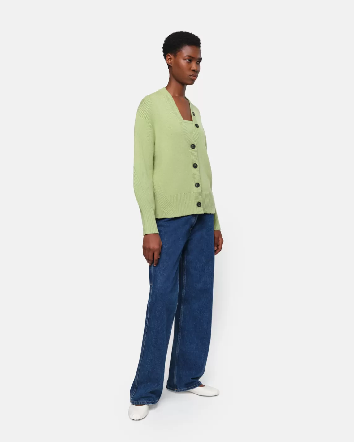 Apparis Anderson Cardigan Matcha Hot