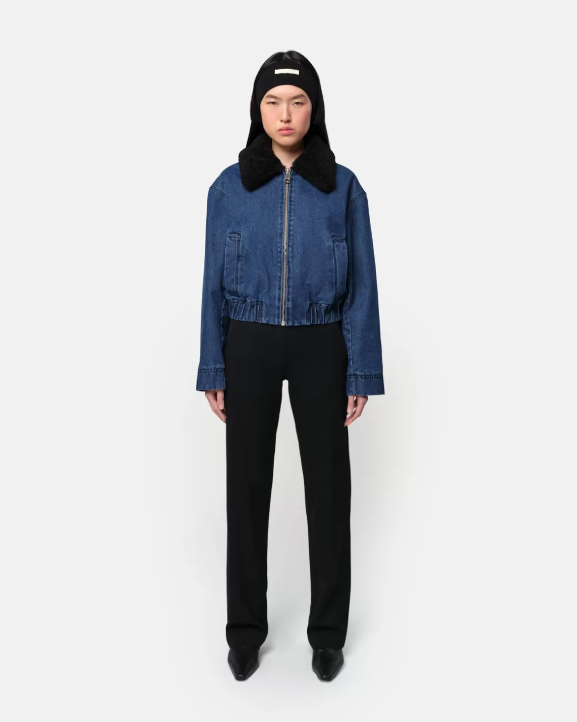 Apparis Carine Bomber Indigo & Noir Indigo&Noir Cheap