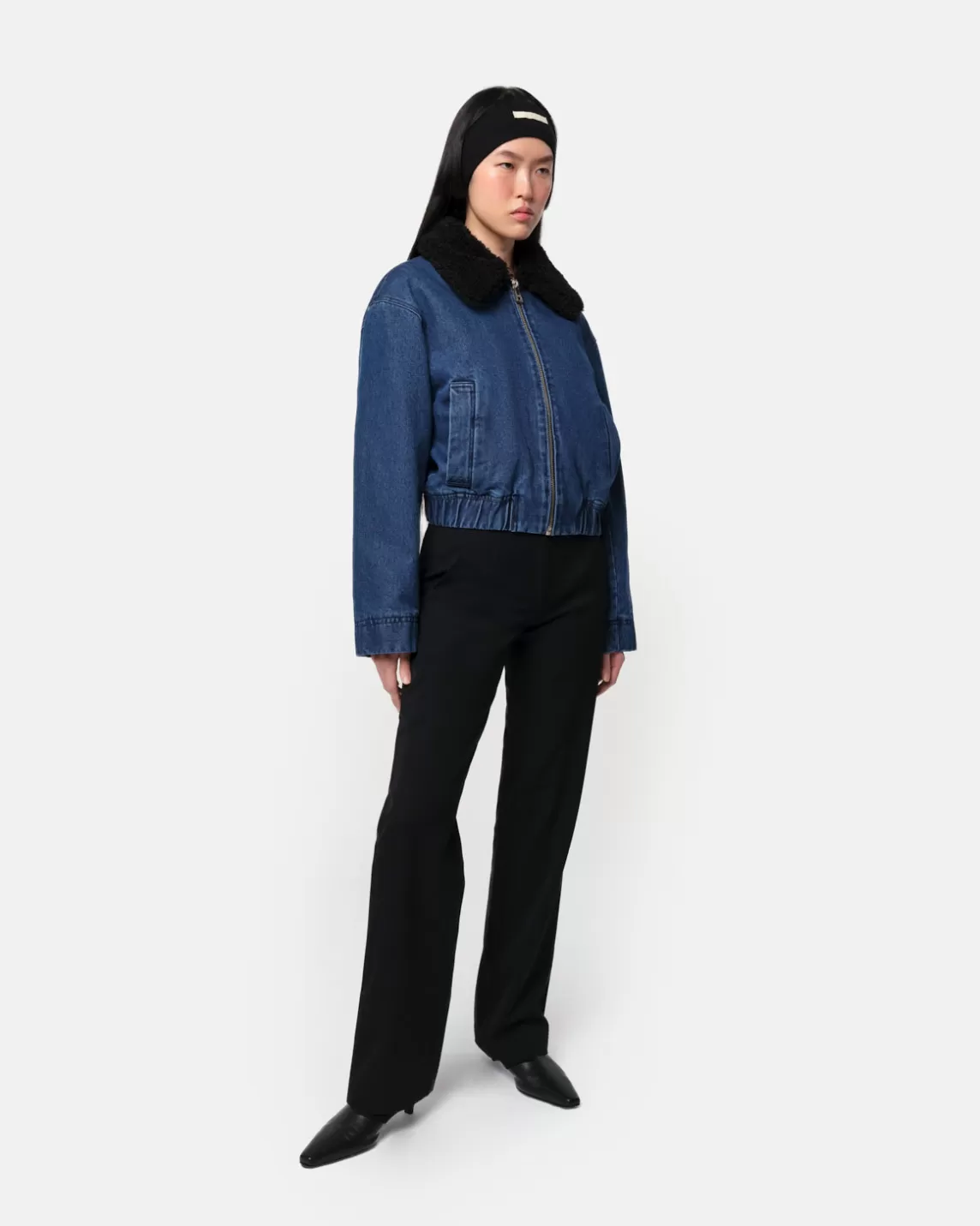 Apparis Carine Bomber Indigo & Noir Indigo&Noir Cheap