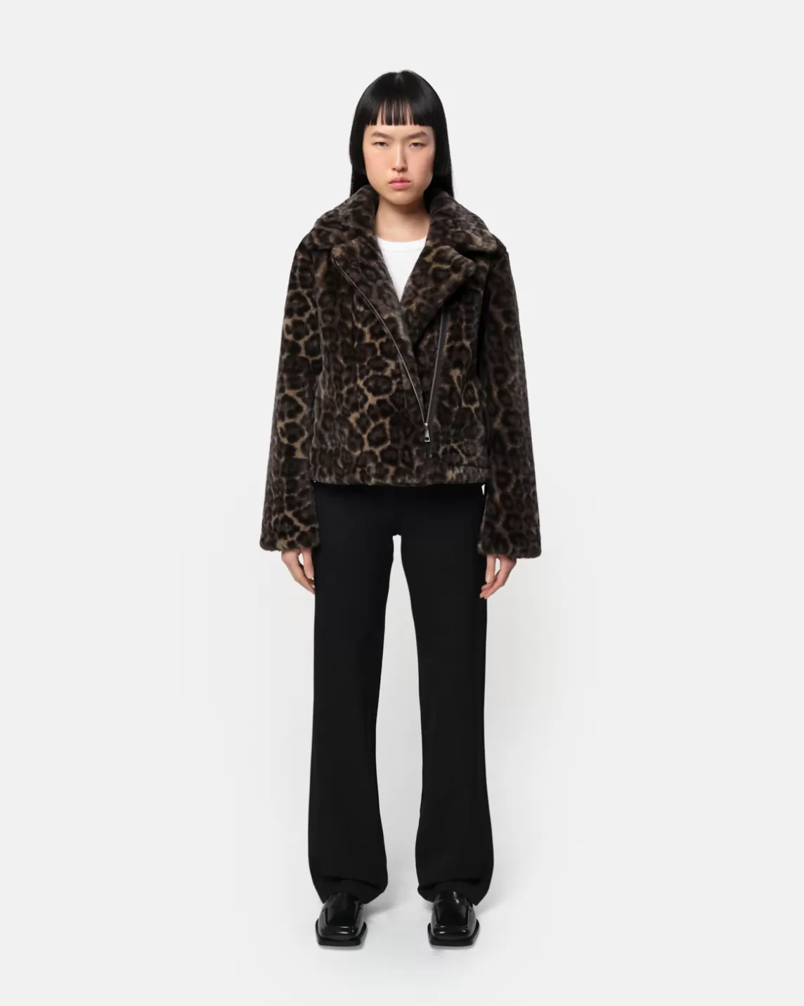 Apparis Dahlia Dark Leopard Biker DarkLeopard Cheap