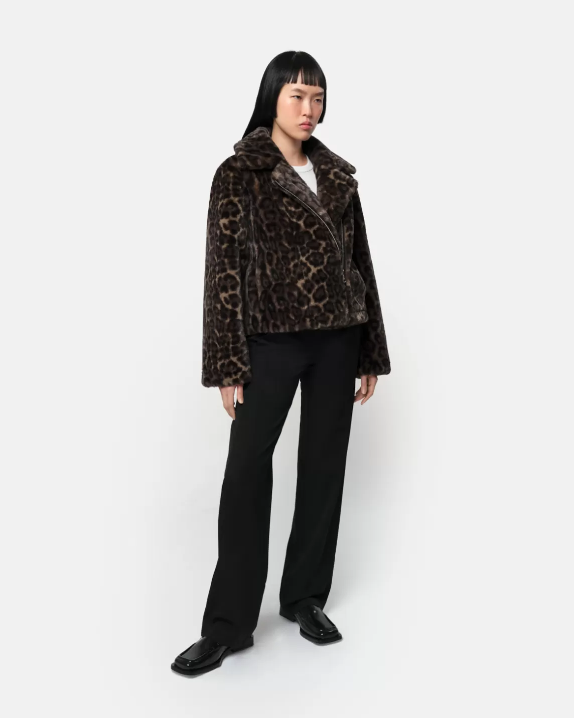 Apparis Dahlia Dark Leopard Biker DarkLeopard Cheap