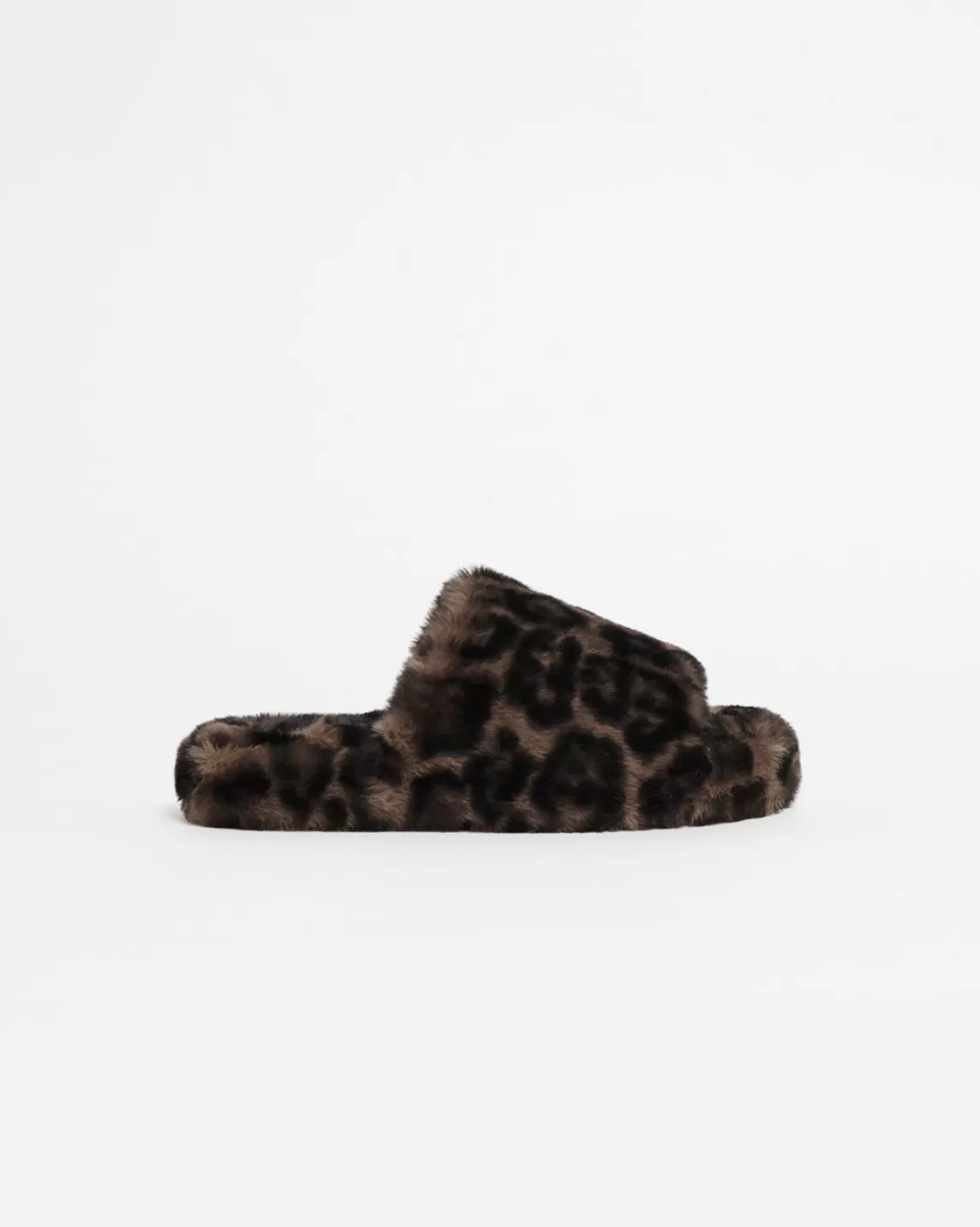 Apparis Dillon Dark Leopard Slide DarkLeopard Cheap