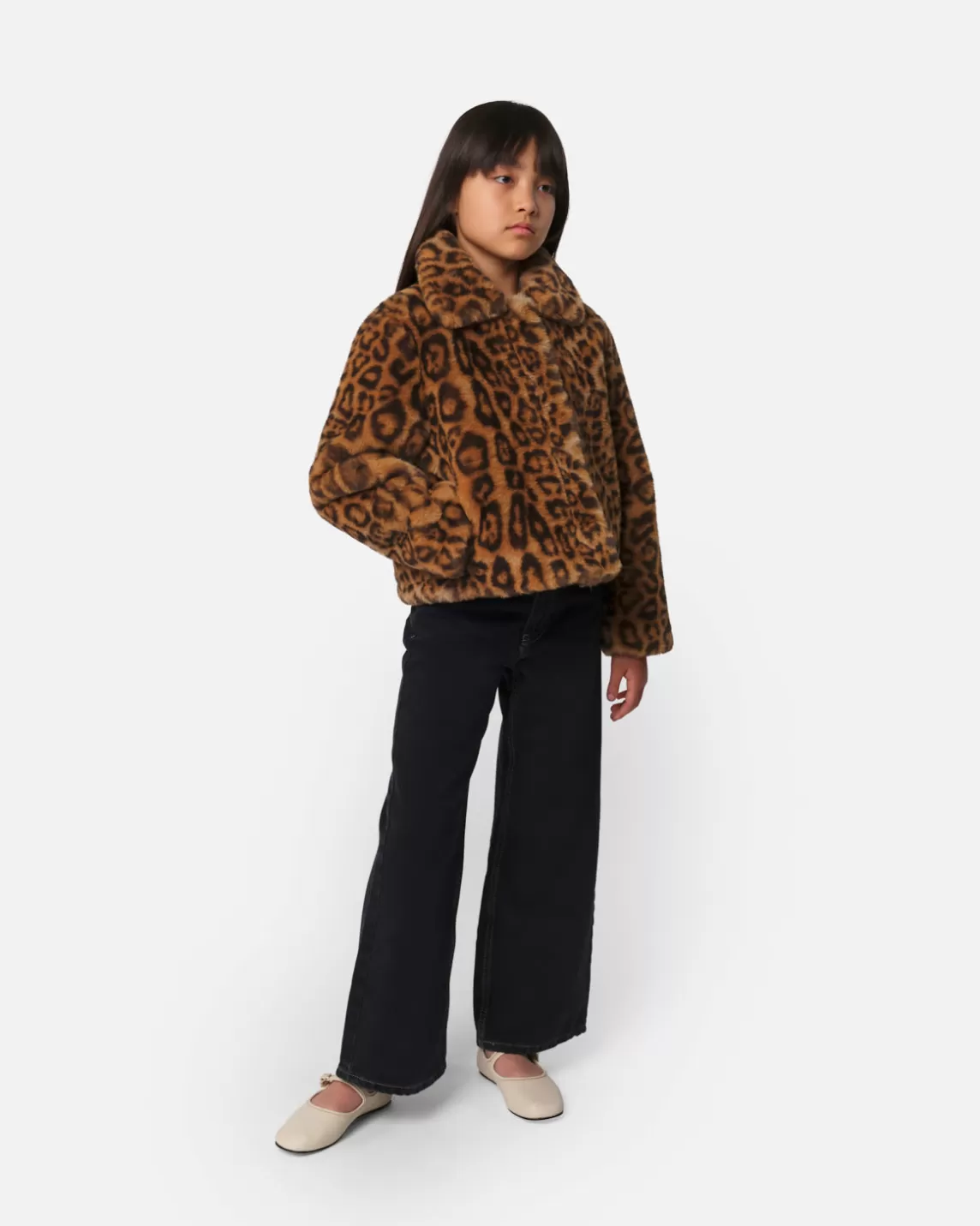 Apparis Elis Kids Short Coat Leopard Store