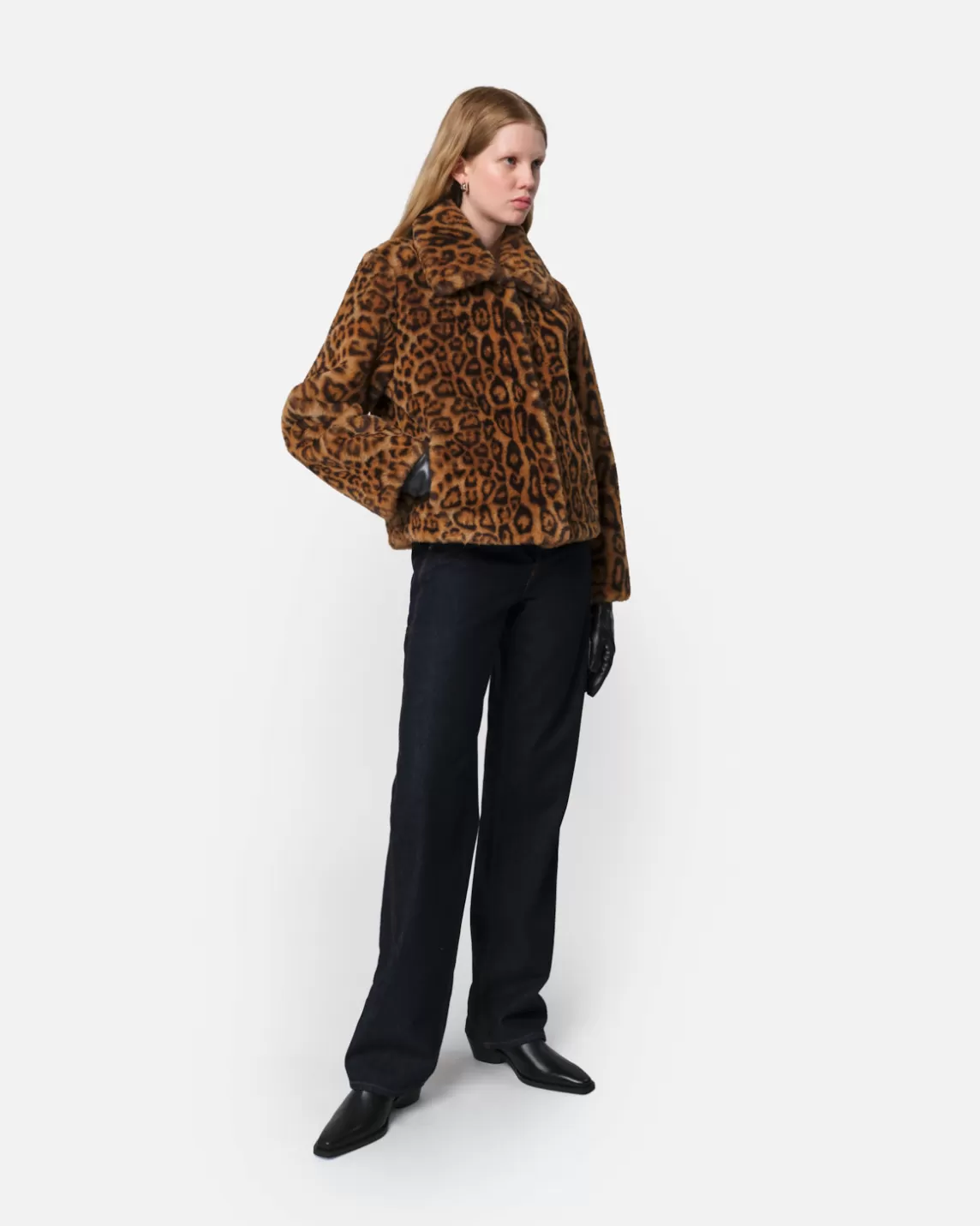 Apparis Elis Short Coat Leopard Fashion