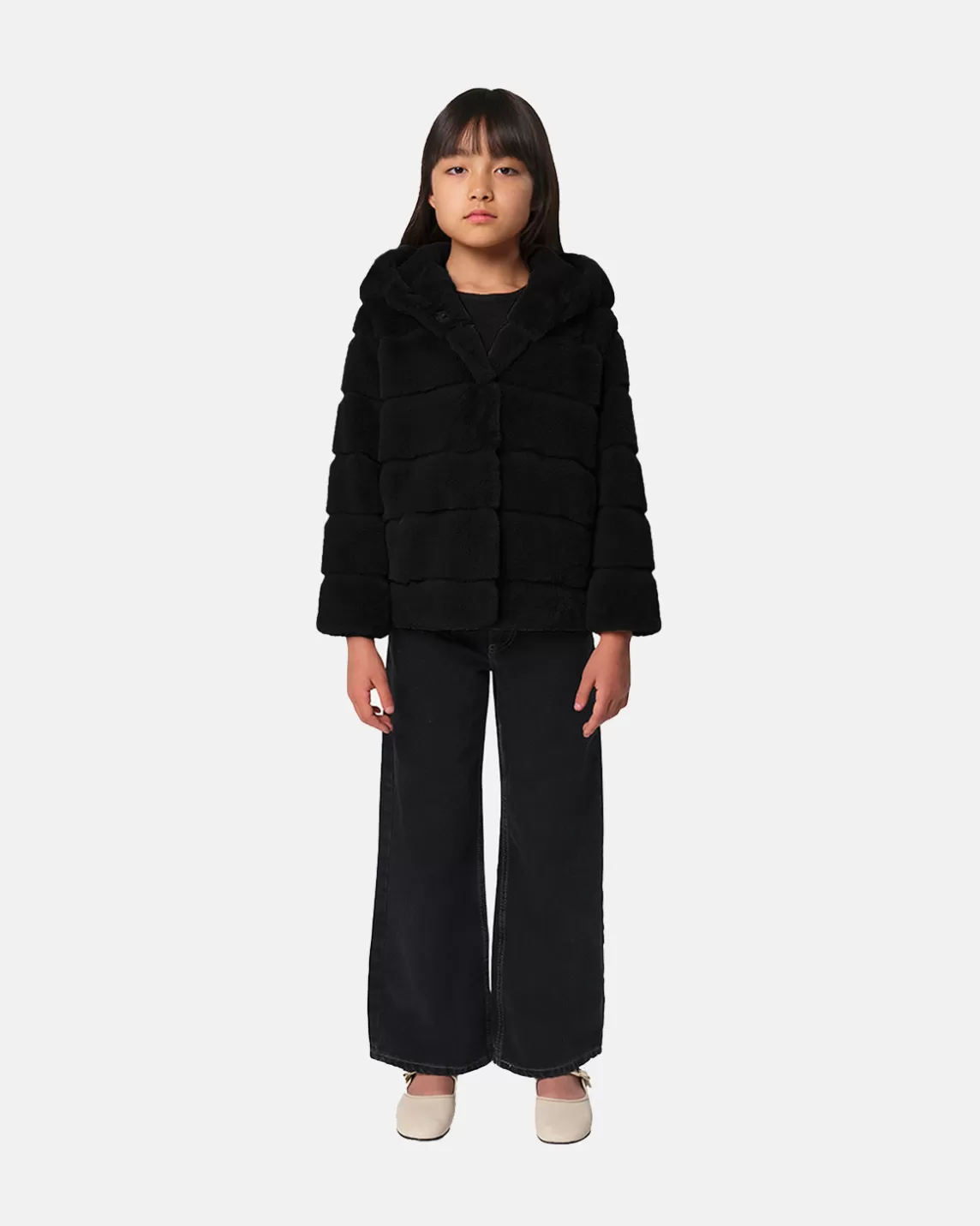 Apparis Goldy Kids Coat Noir Hot