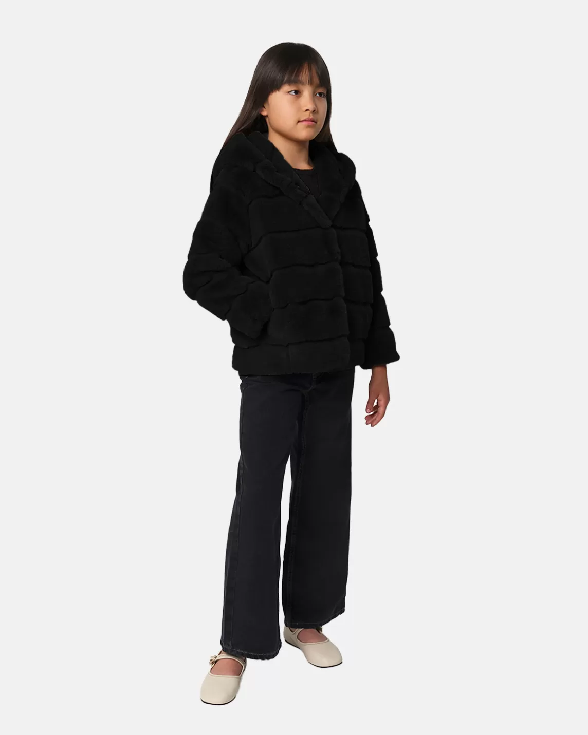 Apparis Goldy Kids Coat Noir Hot