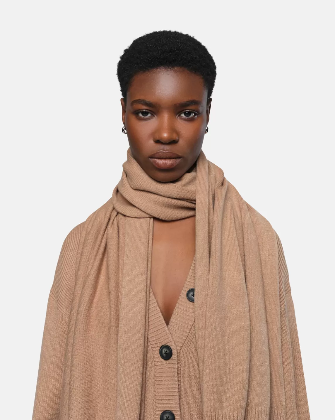 Apparis Harris Scarf Beige Hot