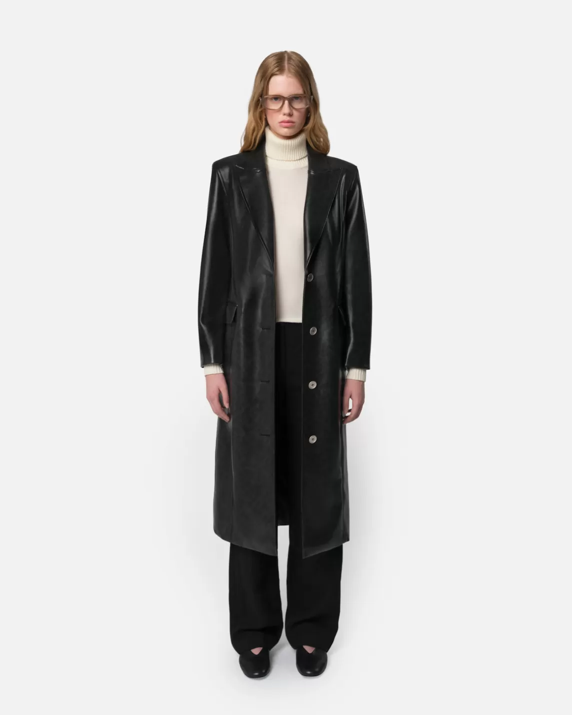 Apparis Lauren Overcoat Noir Store