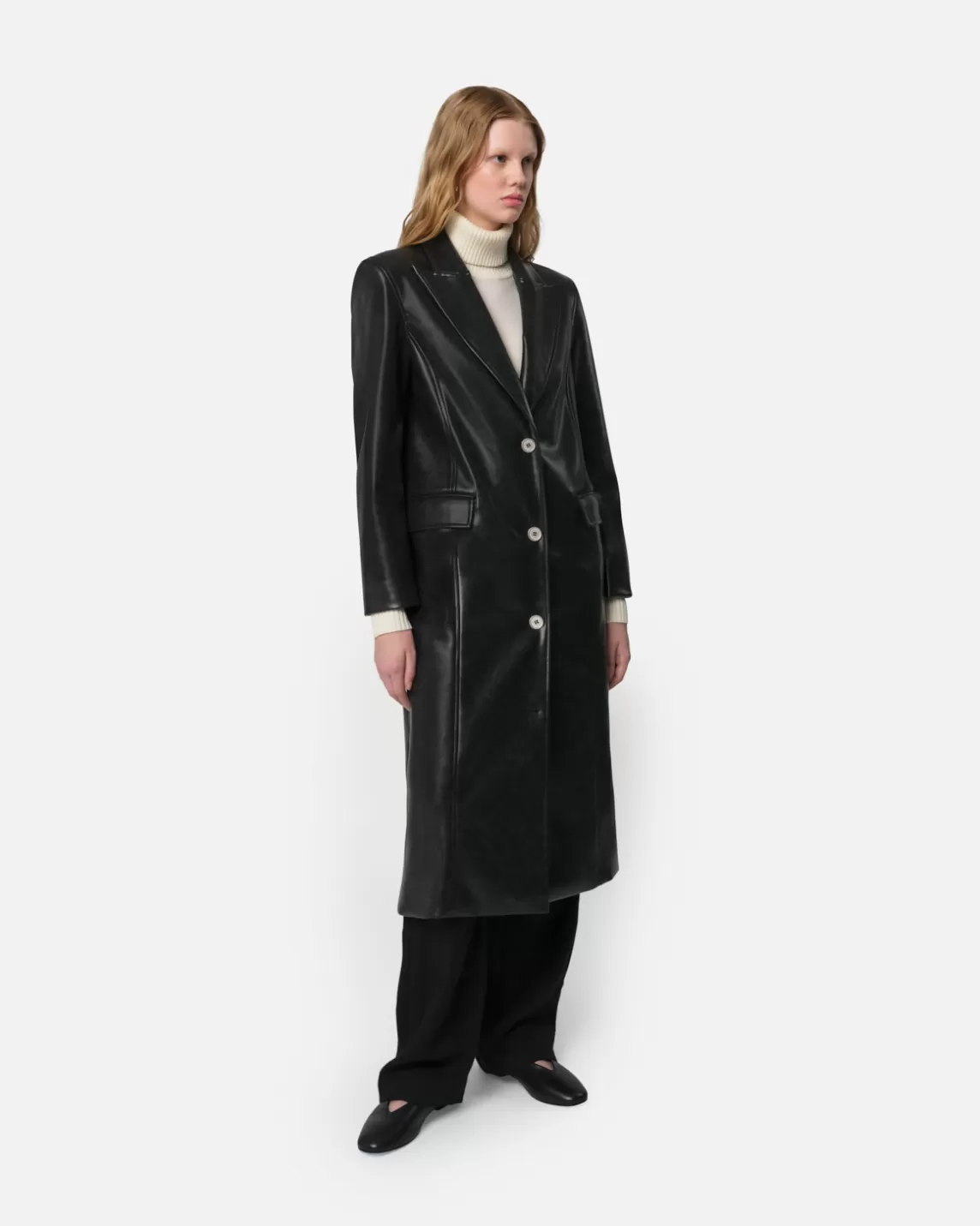 Apparis Lauren Overcoat Noir Store