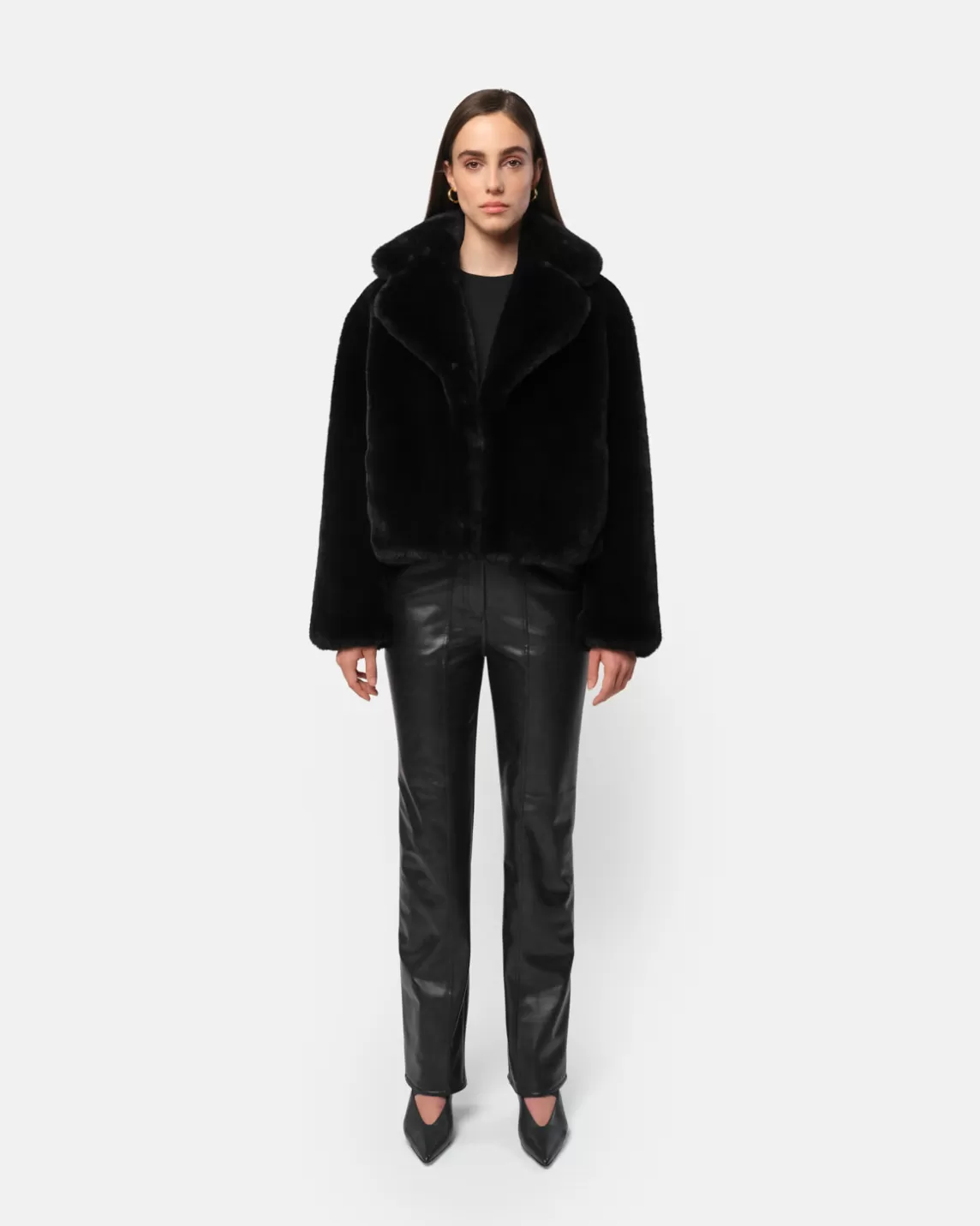 Apparis Miller Coat Noir Discount