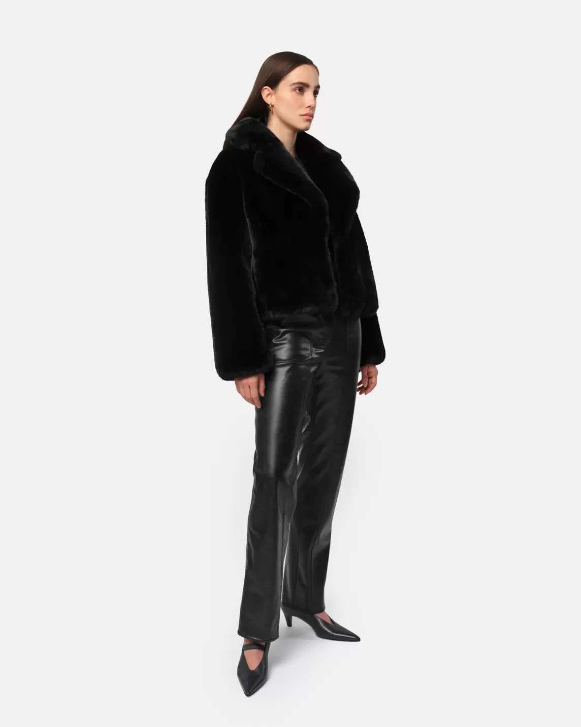 Apparis Miller Coat Noir Discount