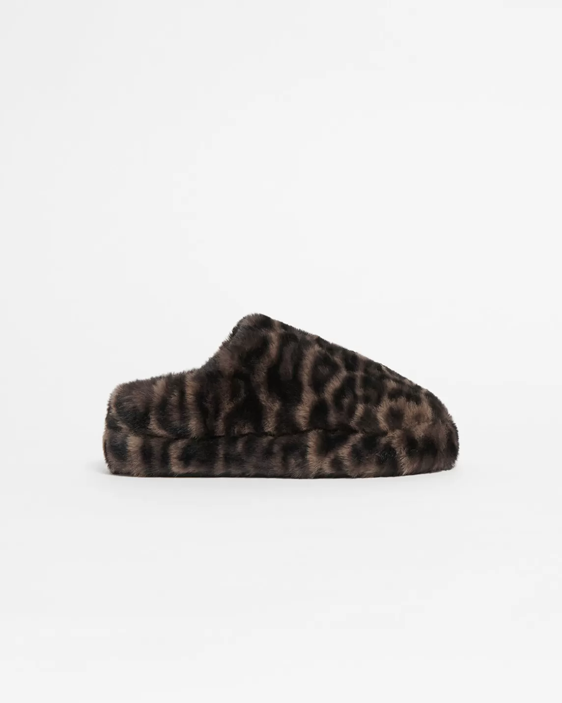 Apparis Misha Dark Leopard Slipper DarkLeopard Cheap