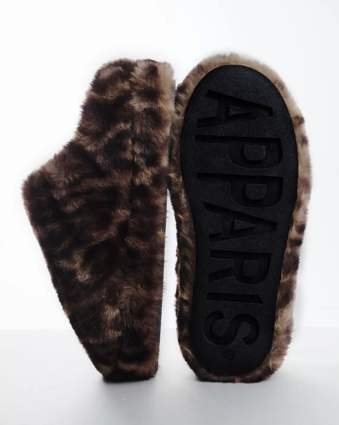 Apparis Misha Dark Leopard Slipper DarkLeopard Cheap