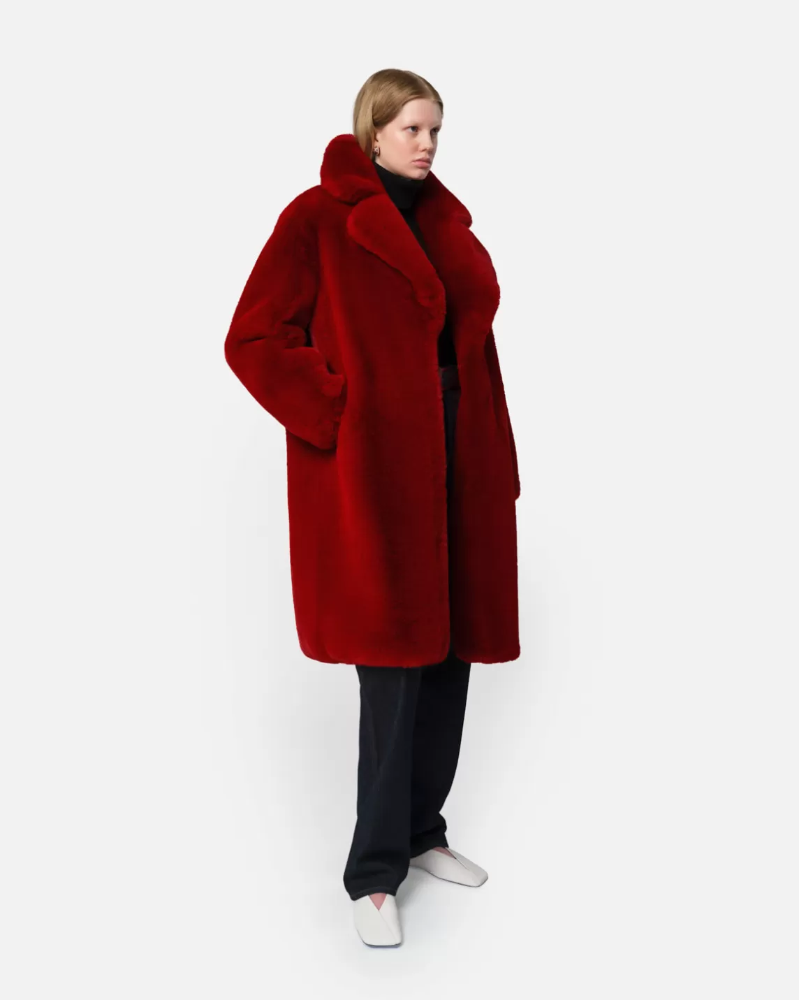 Apparis Steffi Coat Rouge Outlet