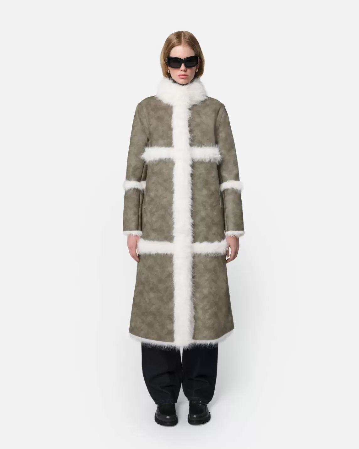 Apparis Tilly Coat Sage, Blanc Sage&Blanc Clearance